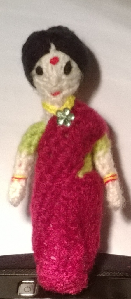 crochet Indian lady